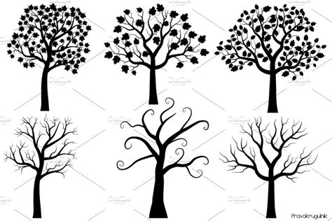Silhouette Clipart Tree 10 Free Cliparts Download Images On