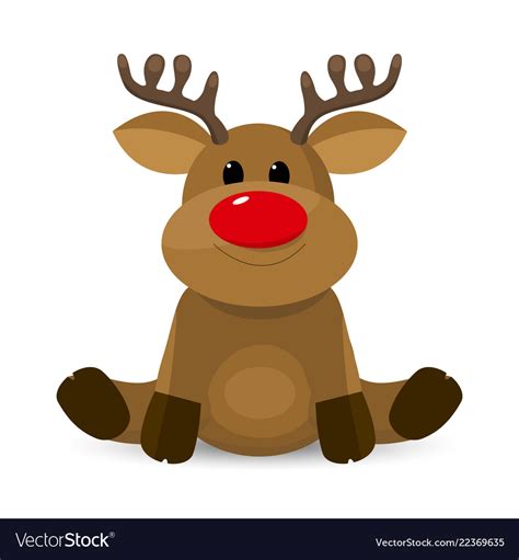 cute cartoon reindeer vector clip art illustration with simple my xxx hot girl