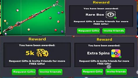 There are multiple ways to earn rewards in the game. 8 Ball Pool Free Legendary Cue Mod apk & Rare Box, Coins ...