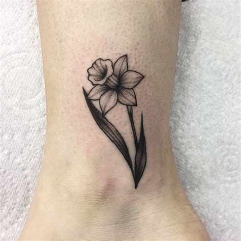 Mini Ankle Daffodil Thank You Kayleigh Daffodil Tattoo Tattoos