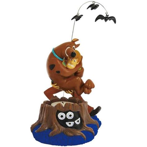 Scared Scooby Doo And Shaggy Tealight Candle Holder Spooky With Bats