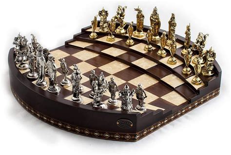 Unusual Modern Chess Set Caqweways