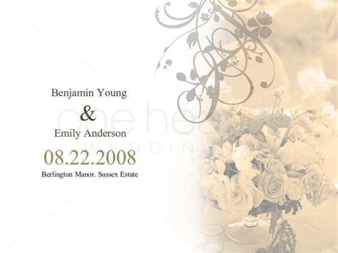 54 Creative Wedding Invitation Template Powerpoint Layouts With Wedding