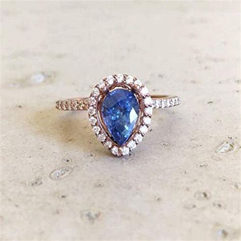 Sapphire engagement rings discover our colorful array of elegant sapphire engagement rings. Amazon.com: Blue Sapphire Engagement Ring- Rose Gold ...