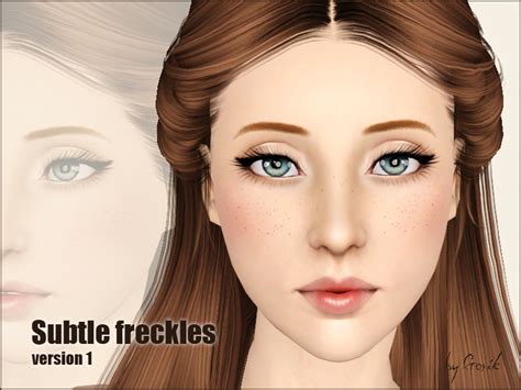 The Sims Resource Subtle Freckles