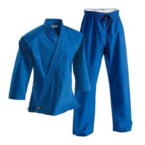 Blue Super Middleweight Brushed Cotton Martial Arts Uniform
