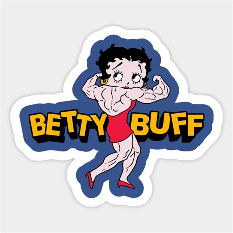 Betty Buff Betty Boop Sticker Teepublic