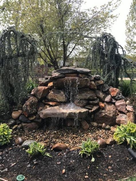 Water Fountain Installation And Features Boise Id Landscaping Boise