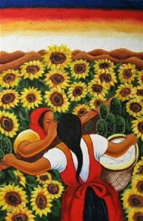 Classical Masterpiece Sunflowers Chismosas By Diego Rivera Art Print By Jacanpaul Ferro X