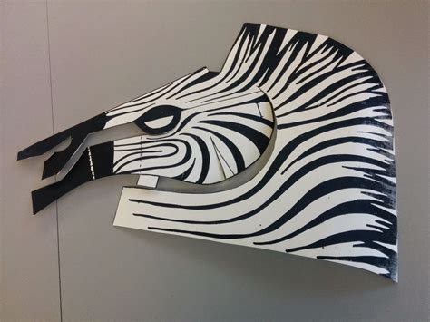 Zebra Mask Zebra Mask Mask Diy Mask