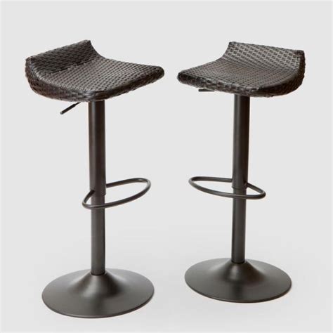 Have A Question About Rst Brands Woven Wicker Patio Bar Stool 2 Pack