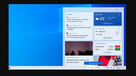 Microsoft Windows 10 Taskbar Gets News And Interests Widget For Insider