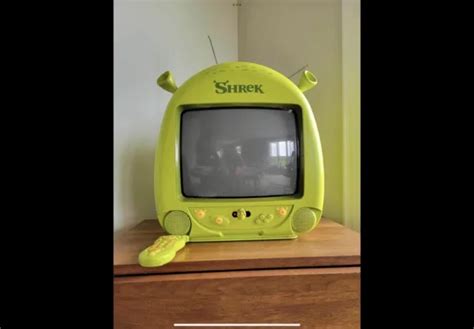 Shrek Crt Tv Ksk7501 Television Made 2006 Vintage Ultra Rare Works