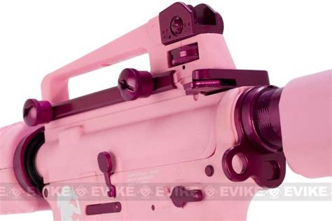 Gandg M4 Carbine Femme Fatale Special Edition M4 Combat Machine Airsoft Aeg Rifle Package Pink