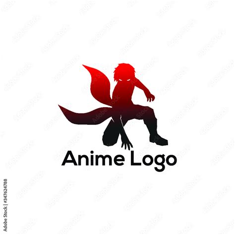 Anime Vector Logo Vector De Stock Adobe Stock
