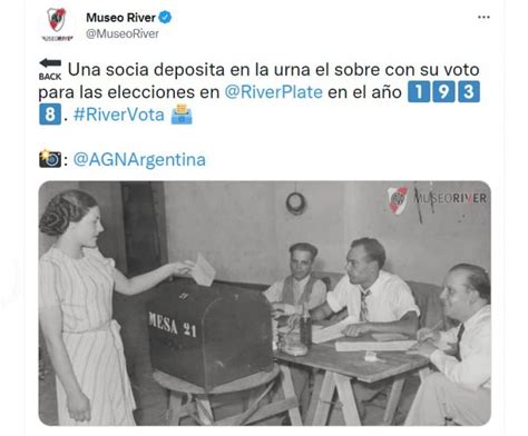 River Y Su Particular Historia Con El Voto Femenino En Las Elecciones Tyc Sports