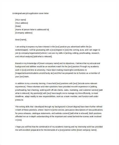 Cover Letter For Student 10 Free Word Pdf Format Download