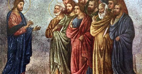 Jesús Con Habla A Los Apóstoles De Su Cobardía