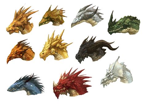 Dragon Heads By Njoo On Deviantart