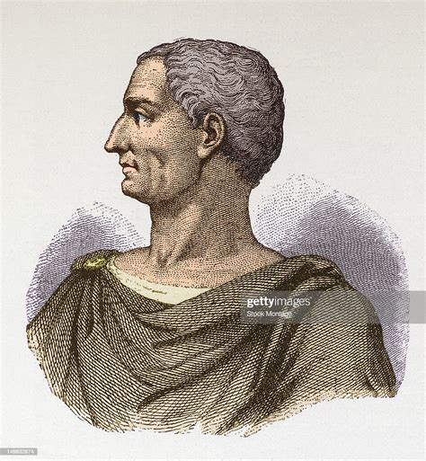 Illustration Of Roman Emperor Julius Caesar Photo Dactualité Getty