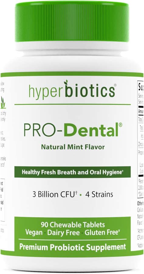 Hyperbiotics Pro Dental Probiotic With Blis K12 And M18