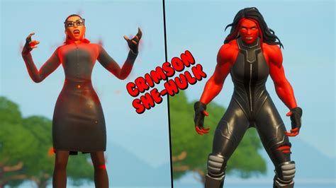 Jennifer walters is a marvel series outfit in battle royale that could be obtained as a reward from level 22 of chapter 2 season 4 battle pass. How to GET RED SHE-HULK in Fortnite - How to UNLOCK ...