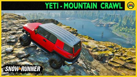 Hard Mountain Crawl With New Yeti Snowrunner Mods Offroad Driving