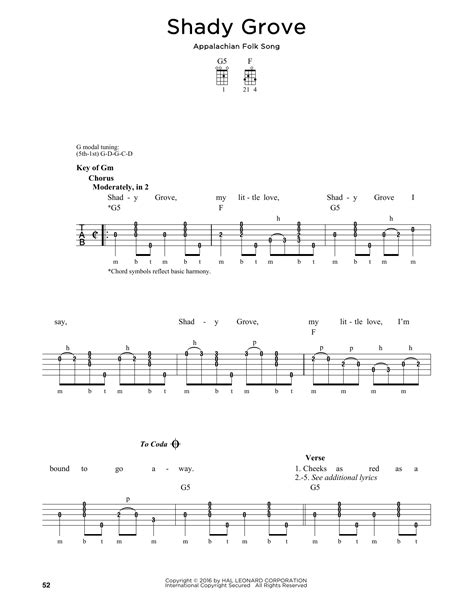 Shady Grove Guitar Chords