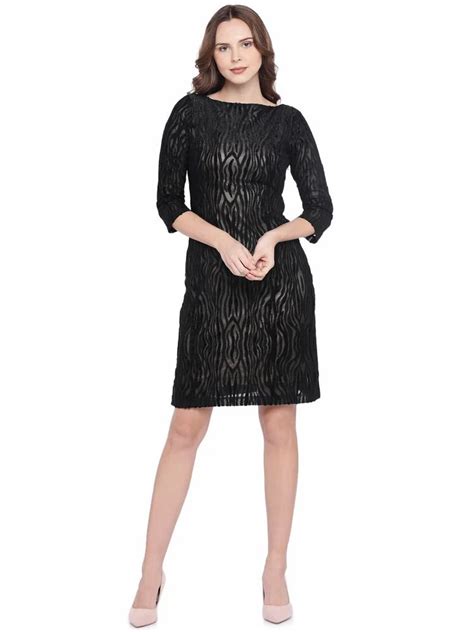Designer Black Sheath Dress महिलाओं की डिजाइनर ड्रेस लेडीज डिजाइनर