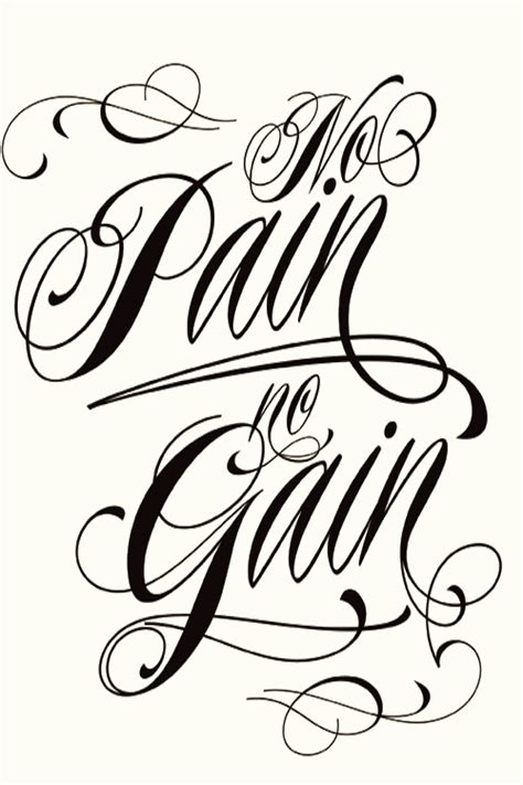 Juki tattoo studio no pain no gain when in manila. No pain no gain. | Words to live by. | Pinterest | Tattoo