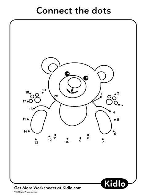 Connect The Dots 1 20 Activity Worksheet 08