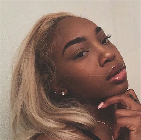 Pin By Lexi Makaveli On Black Blondes Natural Hair Styles Hair Styles Blonde Hair Black Girls