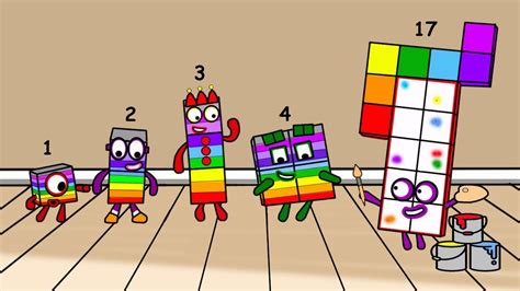 Numberblocks 17 Made You More Colorful Numberblocks Fanmade Coloring