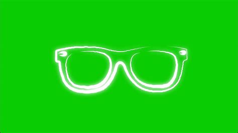 Led Glasses Green Screen Youtube