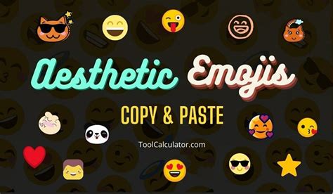Aesthetic Emojis Copy And Paste Smileys Emoticons Combo