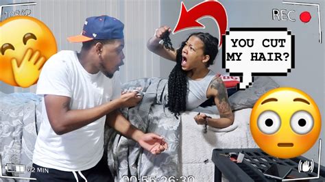 Cutting My Girlfriends Hair Prank She Flipped Out Youtube