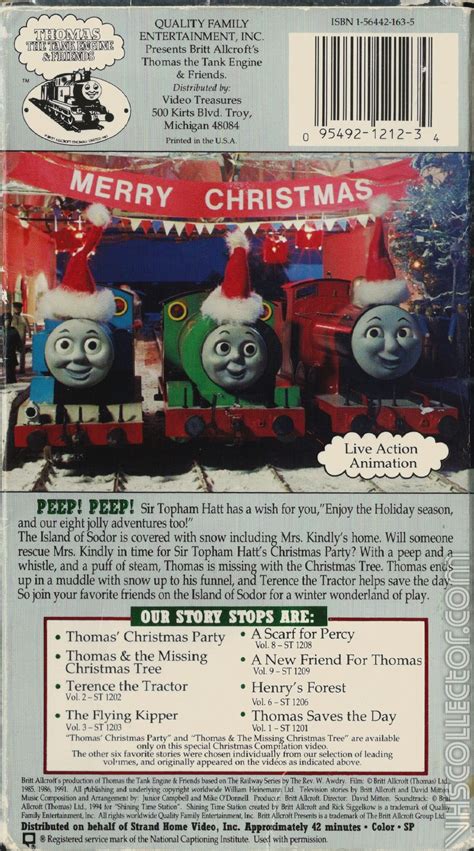 Thomas Tank Engine Friends Vhs Video Tape Buy Get Free Christmas My