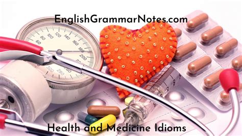 Health And Medicine Idioms List Of Health And Medicine Idioms With