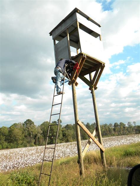To build a homemade deer stand. Pin on Deer hunting