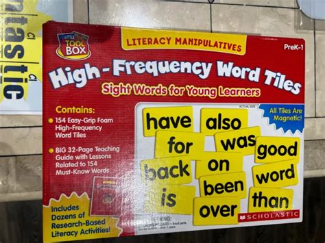 Little Red Toolbox High Frequency Word Tiles Literacy Manipulatives 220