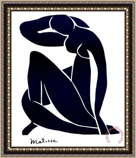 Henri Matisse Blue Nude Vi Framed Print For Sale Paintingandframe Com