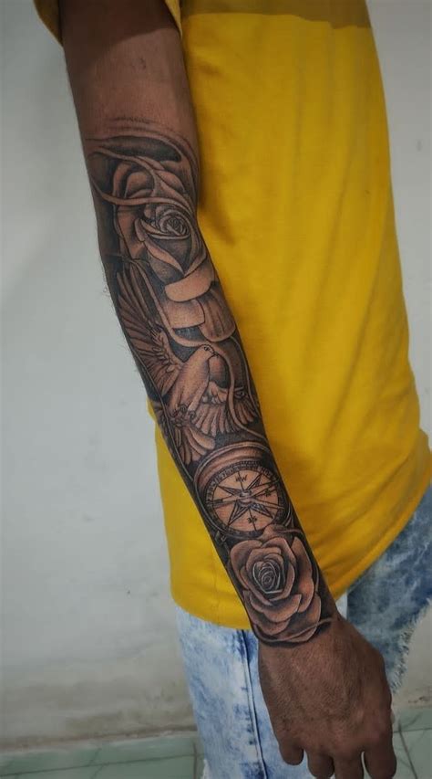 Half Sleeve Tattoos Drawings Half Sleeve Tattoos For Guys Hand