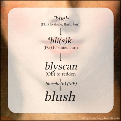 Sporadic Etymology Blush Etymology Tattoo Quotes