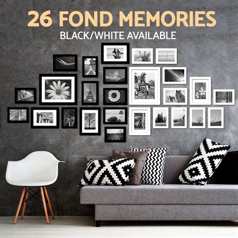 New 26 Pcs Photo Frame Hanging Picture Wall Art Home Decor