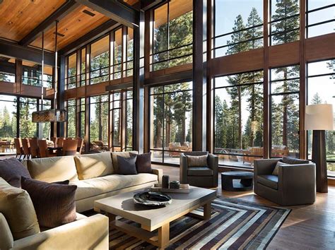 Fabulous Mountain Modern Retreat In The High Sierras Mountain Home
