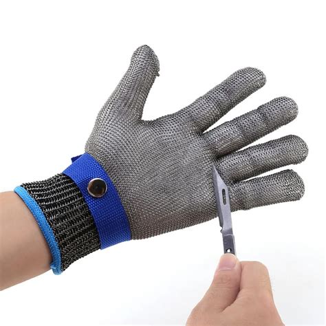 1pc Safety Cut Proof Stab Resistant Working Glove Durable Stainless