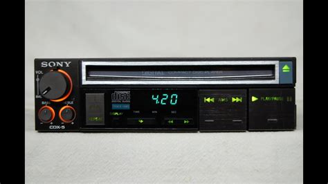 Vintage Sony Cdx 5 Cd Player Car Stereo Youtube