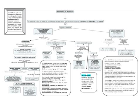 Mapa Conceptual De La Metrica Tesmapa 10
