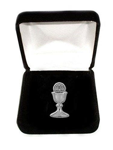 First Communion Boys Chalice Pin In T Box Beautiful