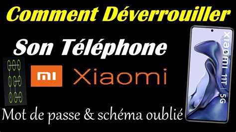 Comment D Verrouiller Son T L Phone Xiaomi Sch Ma Ou Mot De Passe